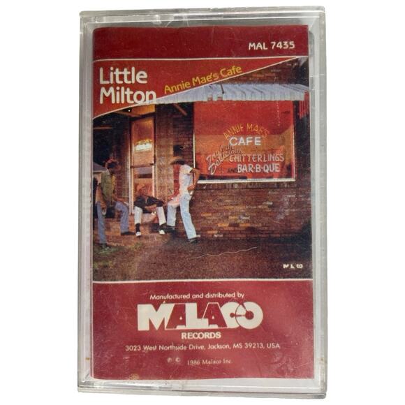 Little Milton - Annie Mae’s Cafe -1986 Malaco Records - Vintage Cassette Tape - Picture 1 of 3